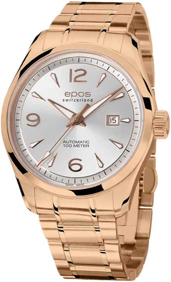 Швейцарские механические наручные часы Epos 3401.132.24.58.34