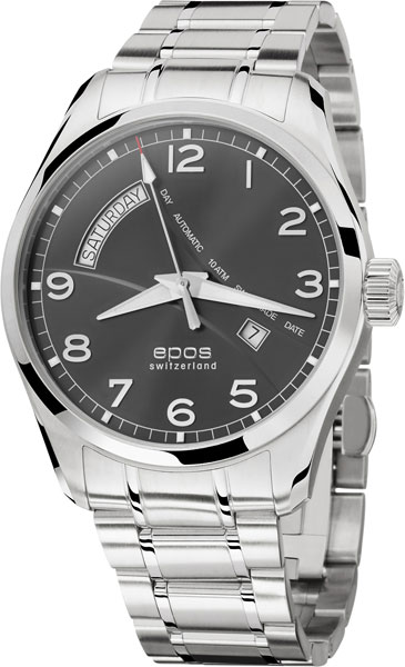 Швейцарские механические наручные часы Epos 3402.142.20.34.30