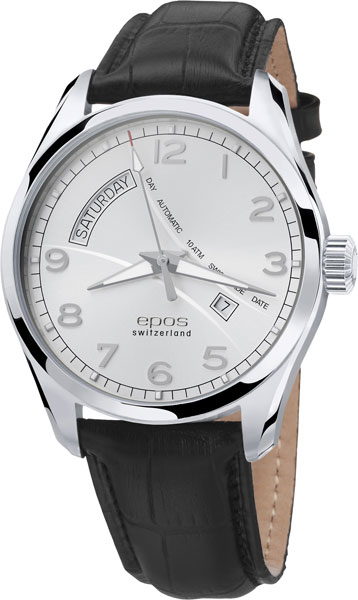 Швейцарские механические наручные часы Epos 3402.142.20.38.25