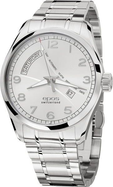Швейцарские механические наручные часы Epos 3402.142.20.38.30