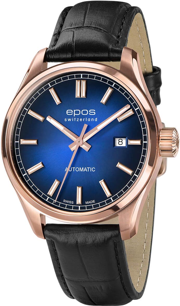 Швейцарские механические наручные часы Epos 3501.132.24.16.25