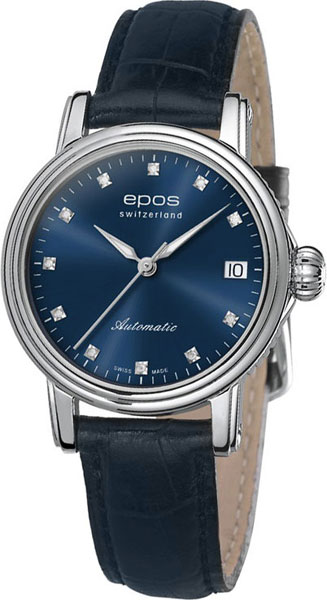 Швейцарские механические наручные часы Epos 4390.152.20.86.16