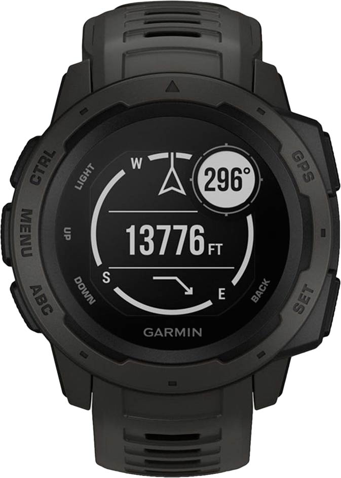 Спортивные наручные часы Garmin Instinct Graphite 010-02064-00