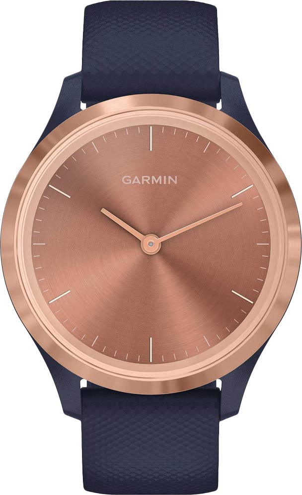 Умные часы Garmin Vivomove 3S Rose Gold Navy Silicone 010-02238-23