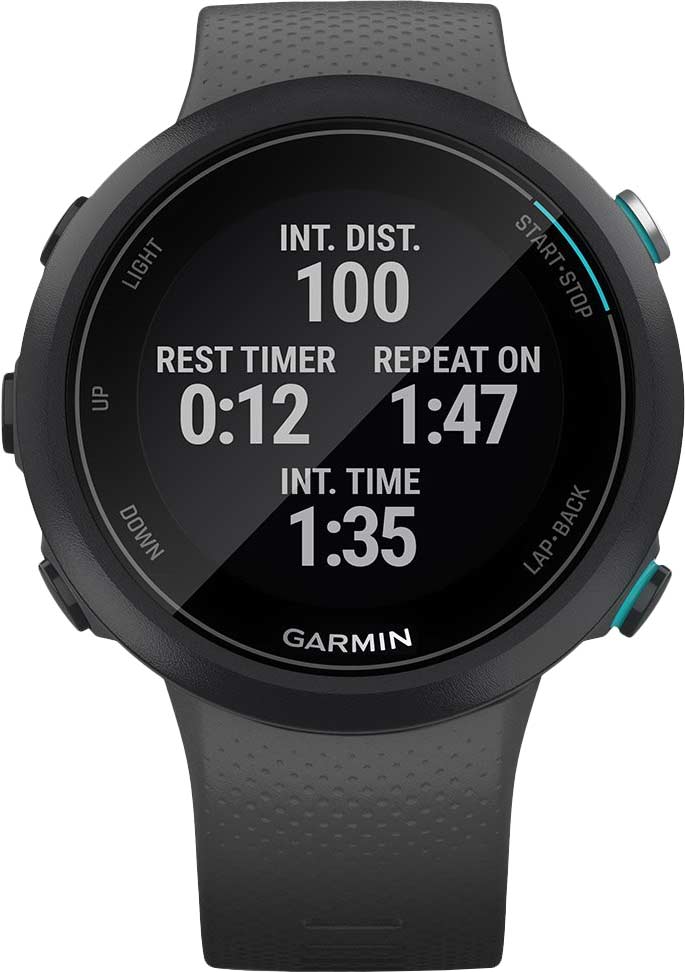 Спортивные наручные часы Garmin Swim 2 Slate GPS 010-02247-10