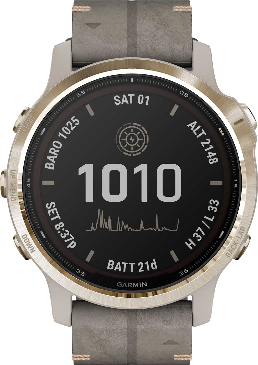 Спортивные наручные часы Garmin Fenix 6S Pro Solar 010-02409-26