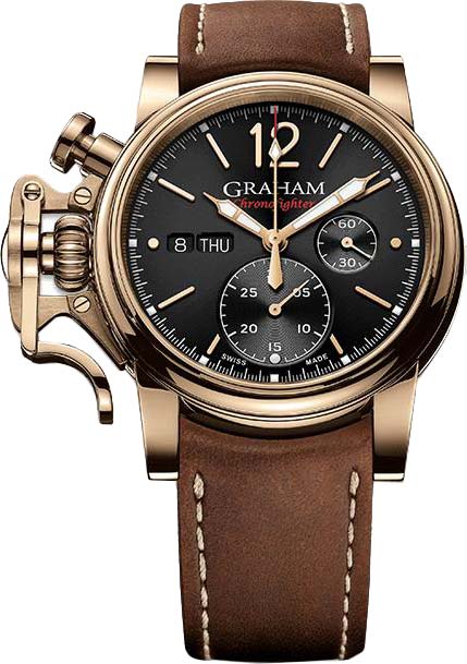 Швейцарские механические наручные часы Graham 2CVAK.B26A.L132V с хронографом
