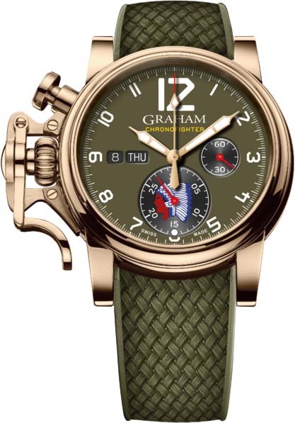 Швейцарские механические наручные часы Graham 2CVAK.G05A.K137T с хронографом