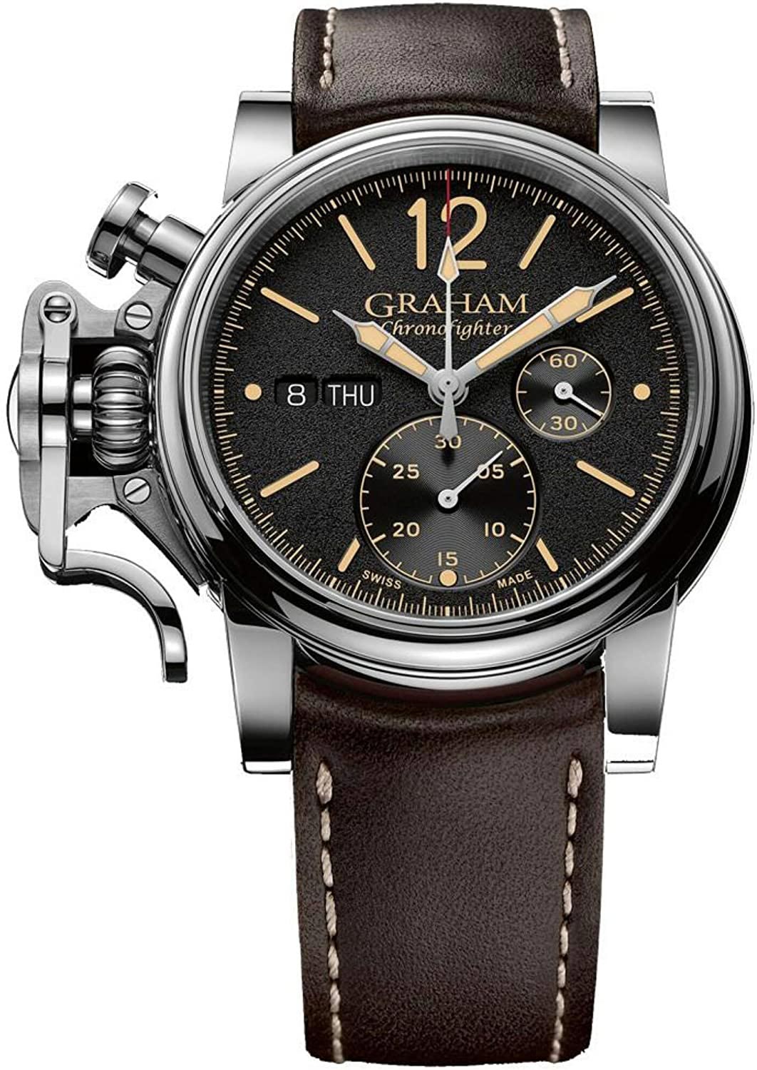 Швейцарские механические наручные часы Graham 2CVAS.B01A.L126S с хронографом