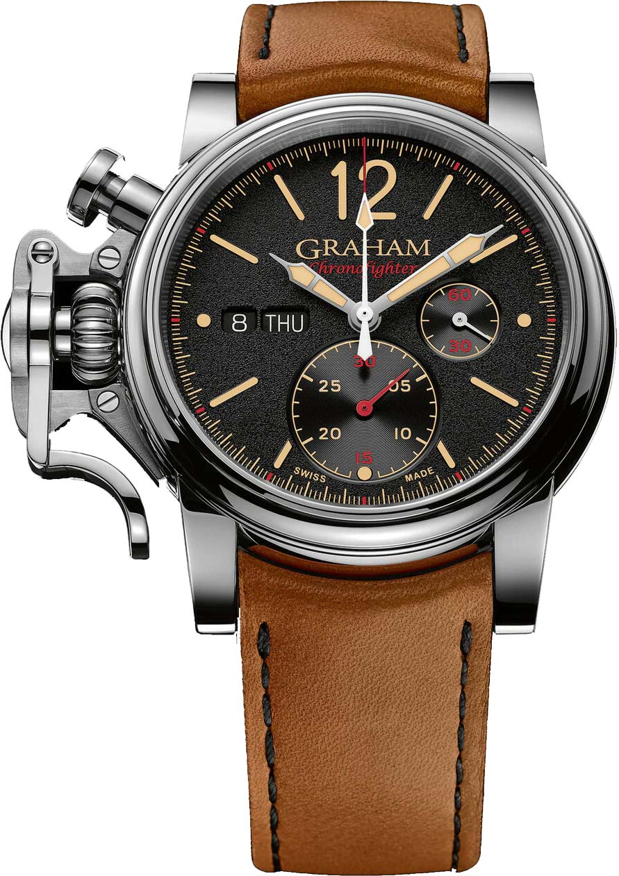 Швейцарские механические наручные часы Graham 2CVAS.B03A.L128S с хронографом