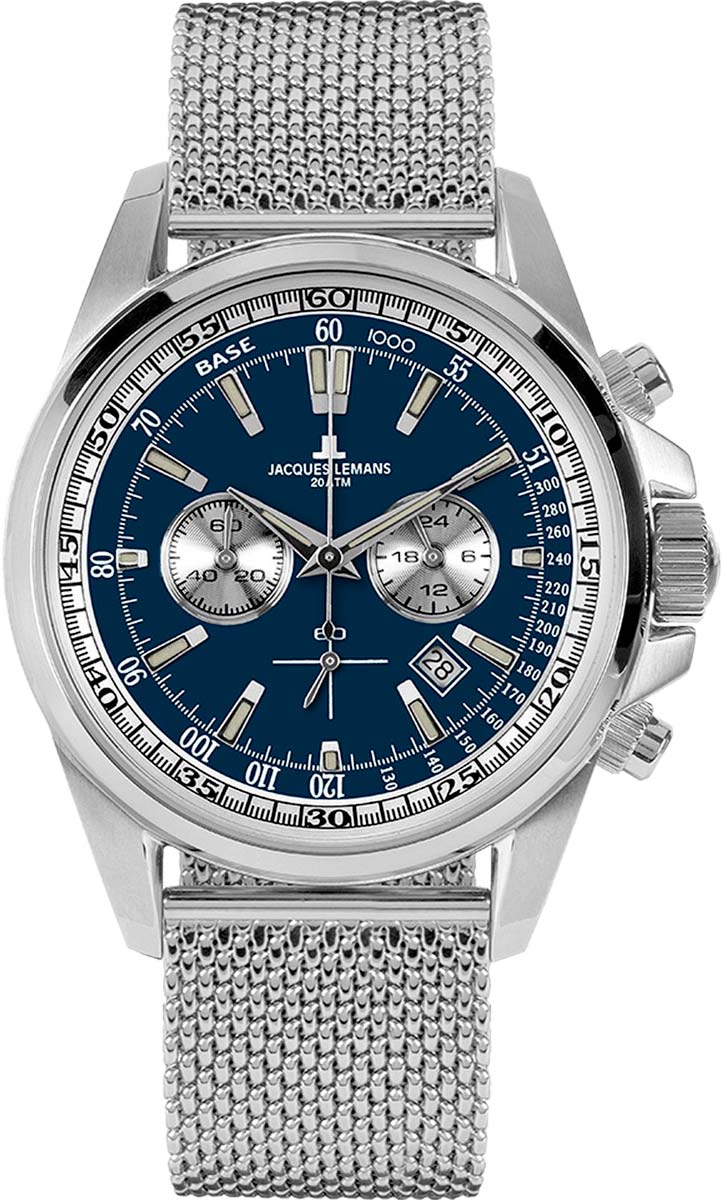 Наручные часы Jacques Lemans 1-1117VS — купить в интернет-магазине  AllTime.ru по лучшей цене, фото, характеристики, инструкция, описание