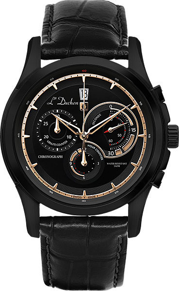 Швейцарские наручные часы L Duchen D172.91.31 с хронографом