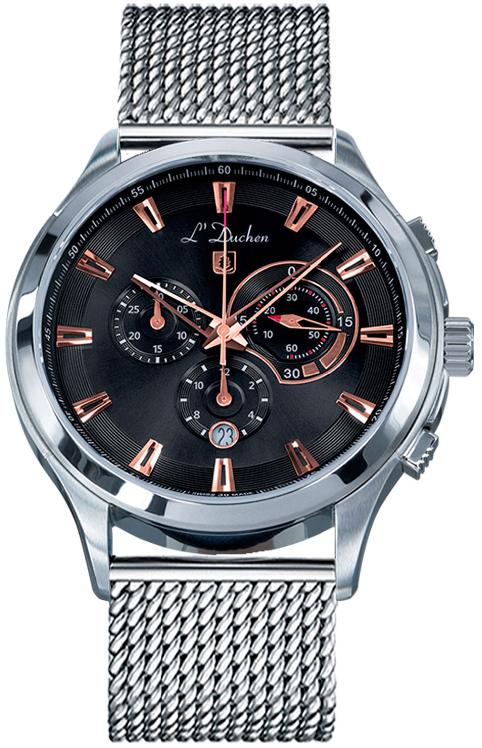 Швейцарские наручные часы L Duchen D742.11.35M с хронографом