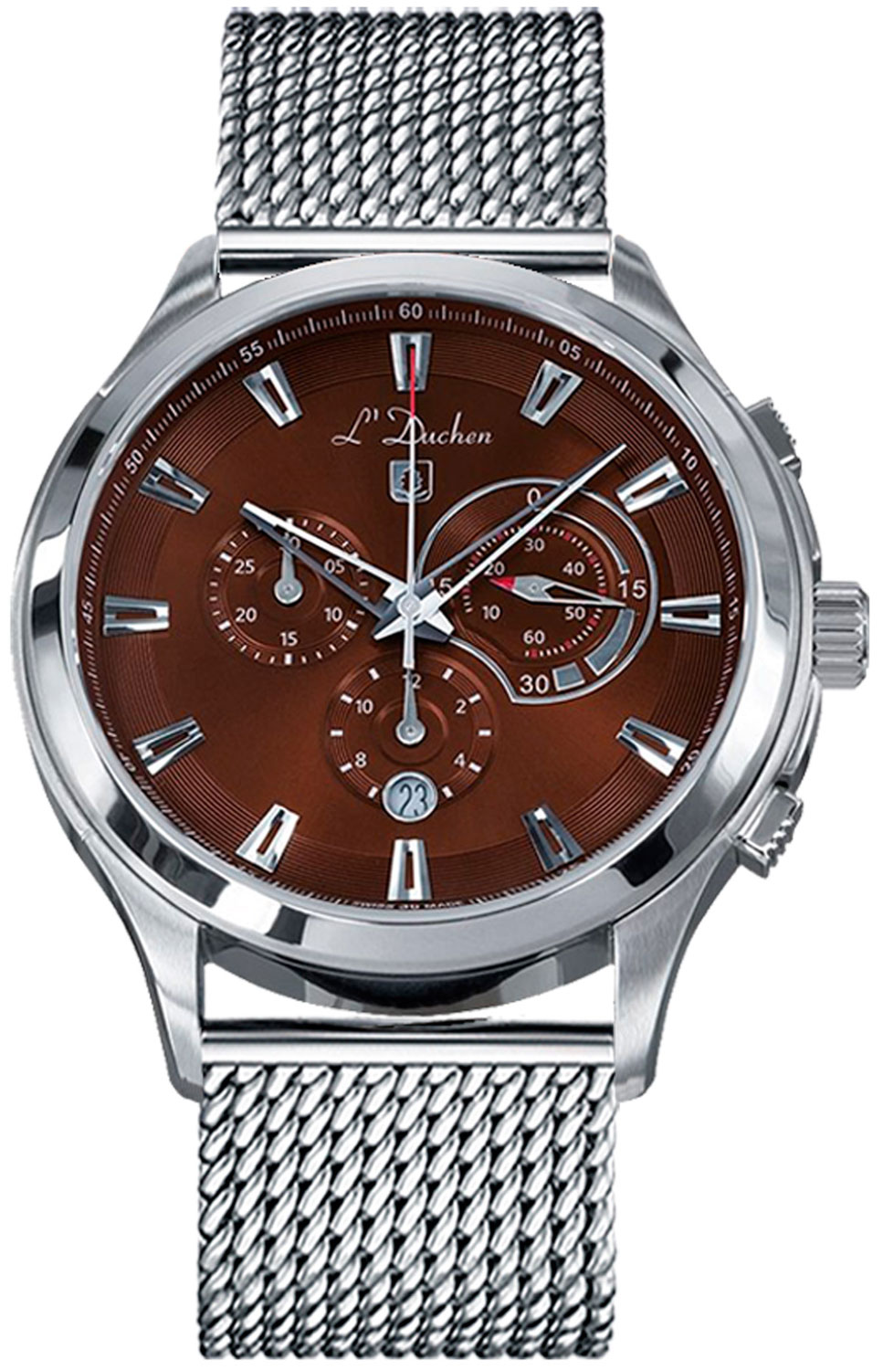 Швейцарские наручные часы L Duchen D742.12.38M с хронографом