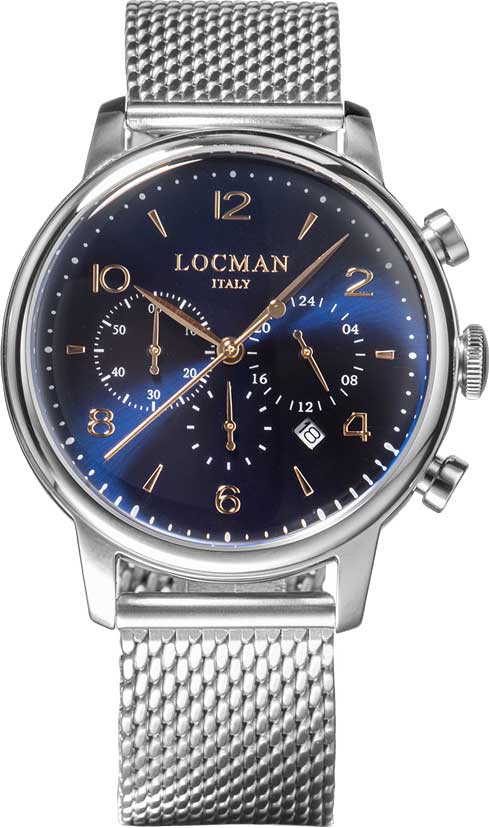 Наручные часы Locman 0254A02R00BLRG2B0 с хронографом