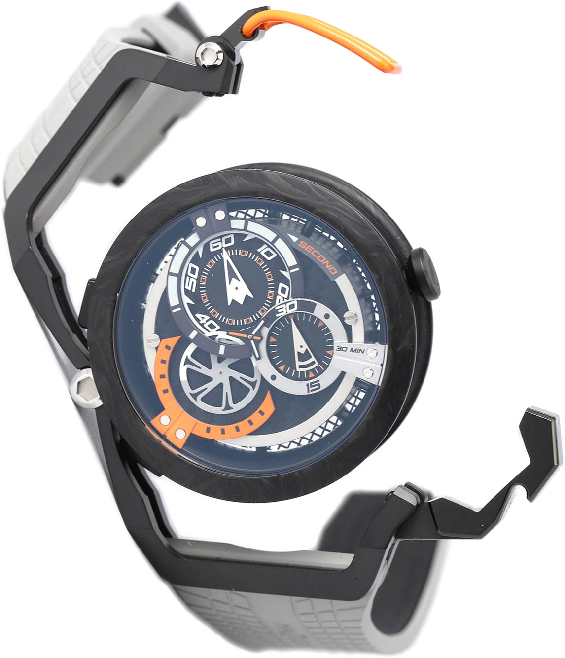 Механические наручные часы Mazzucato RIMF1-GYBLK с хронографом