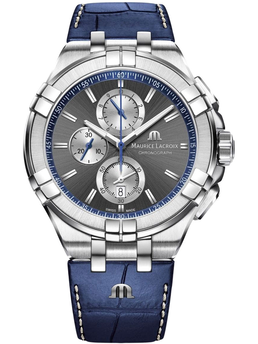 Швейцарские наручные часы Maurice Lacroix AI1018-SS001-333-1 с хронографом