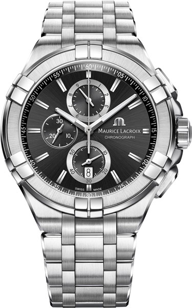 Швейцарские наручные часы Maurice Lacroix AI1018-SS002-330-1 с хронографом
