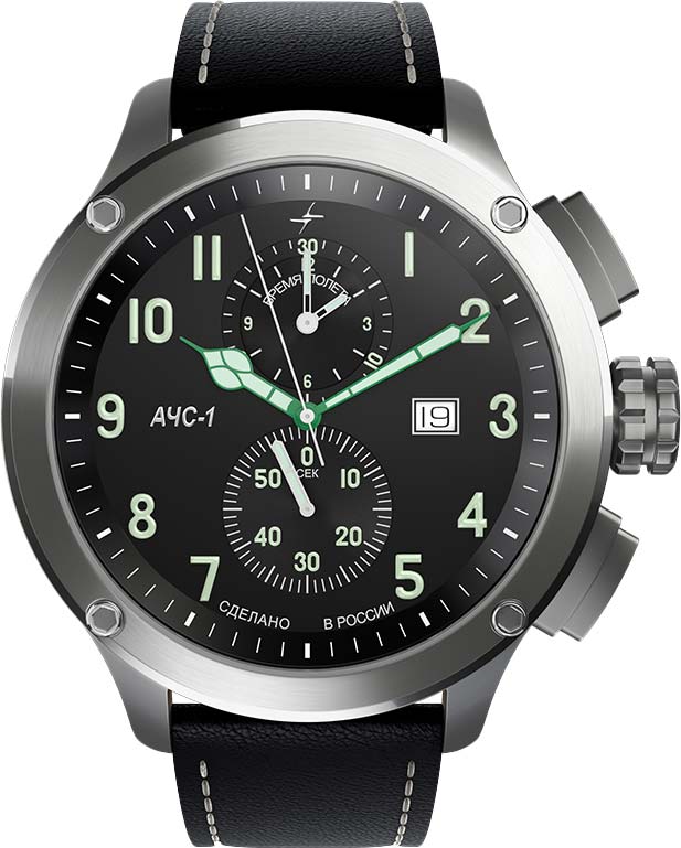 Российские наручные часы Молния 0010101-4.0-m с хронографом