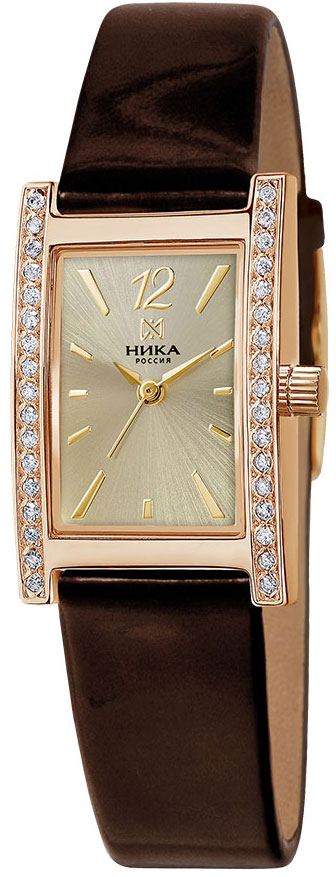 Российские золотые наручные часы Ника 0401.2.1.45