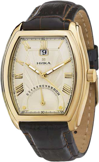 Российские золотые наручные часы Ника 1062.0.3.41A с хронографом