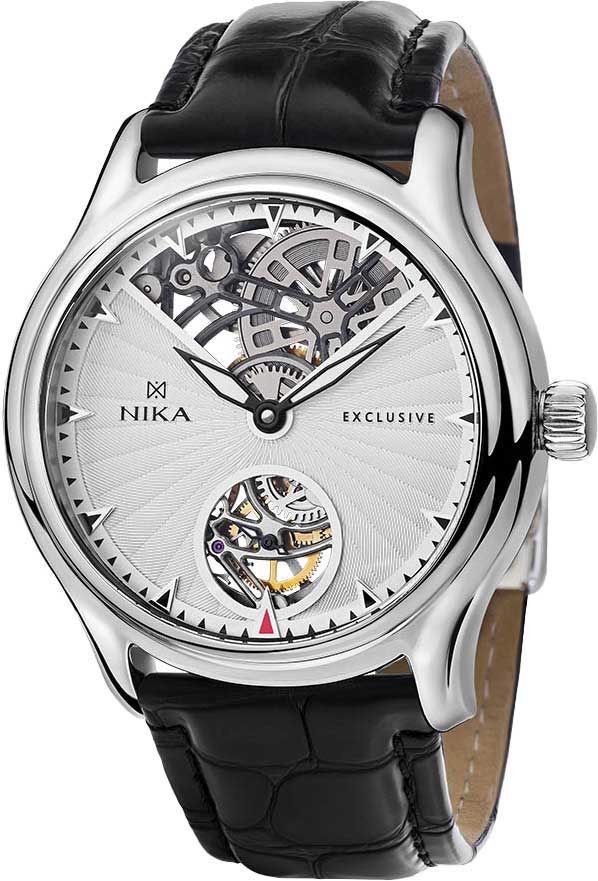 Российские механические серебряные наручные часы Ника 1102.0.9.15A