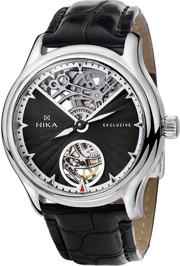 Российские механические серебряные наручные часы Ника 1102.0.9.55A