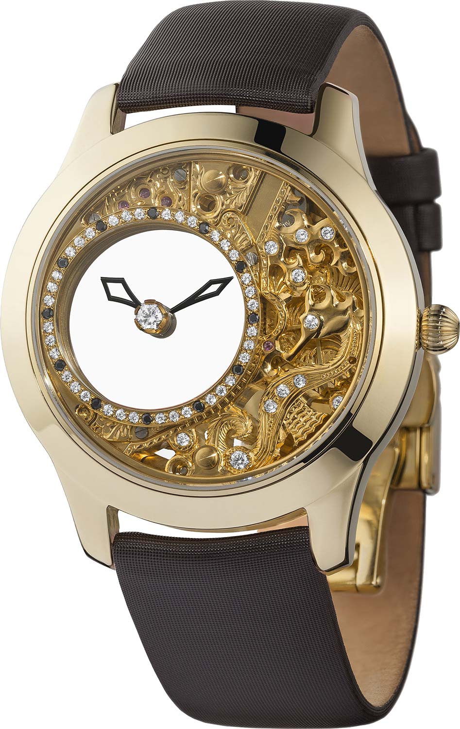 Российские золотые наручные часы Ника 1214.32.3.00C