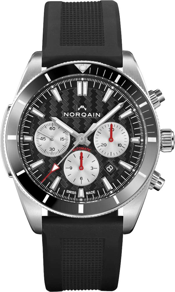Швейцарские механические наручные часы NORQAIN N1200C21C/B121/10BR.20S с хронографом
