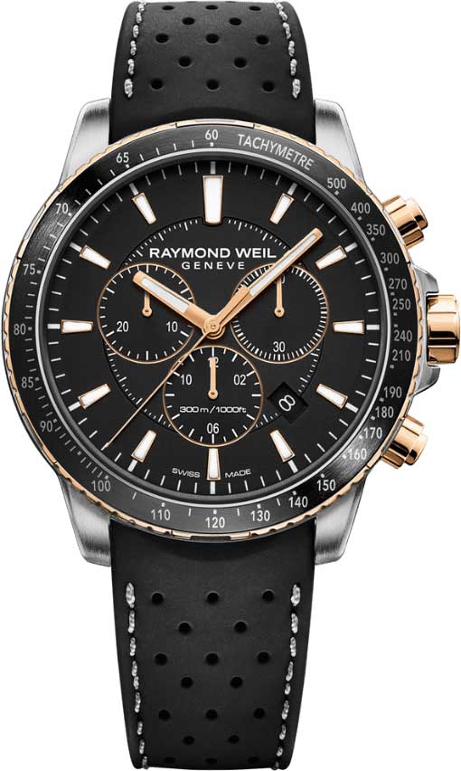 Швейцарские наручные часы Raymond Weil 8570-R51-20001 с хронографом