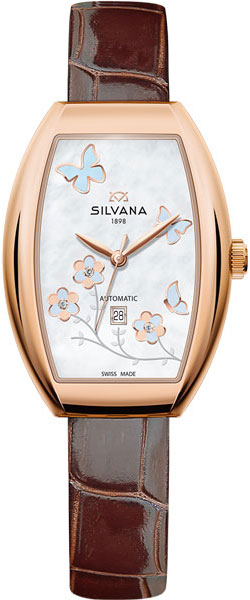 Швейцарские механические наручные часы Silvana ST28ARR85CB