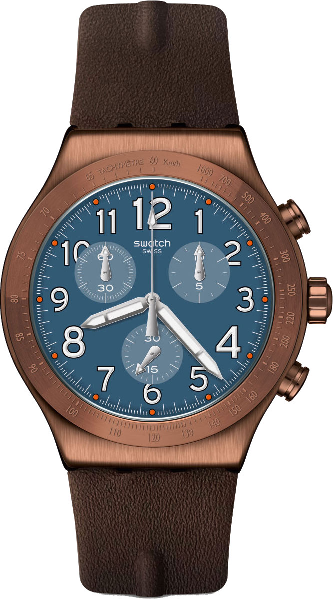 Швейцарские наручные часы Swatch YVC100 с хронографом