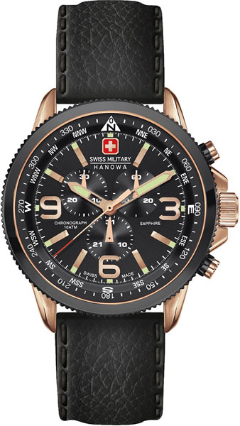 Швейцарские наручные часы Swiss Military Hanowa 06-4224.09.007 с хронографом