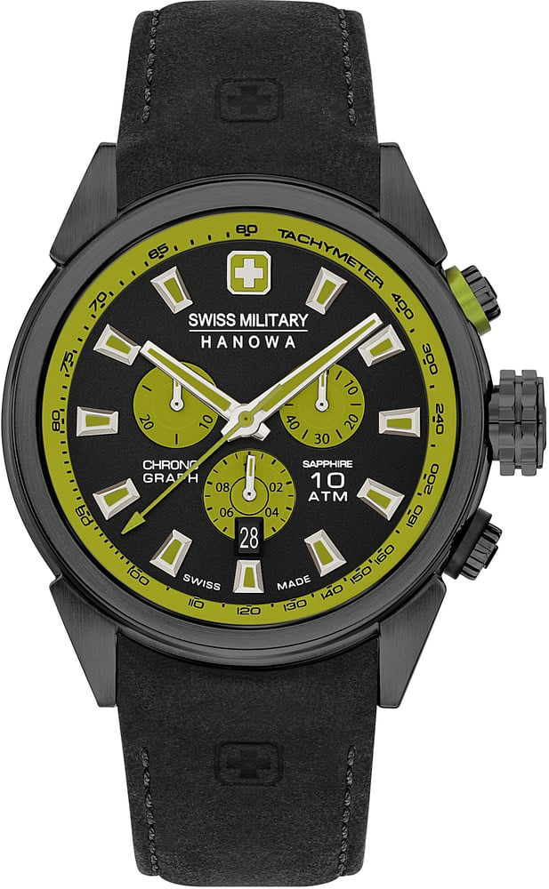 Швейцарские наручные часы Swiss Military Hanowa 06-4322.13.007 с хронографом