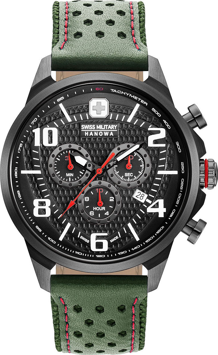 Швейцарские наручные часы Swiss Military Hanowa 06-4328.13.007 с хронографом