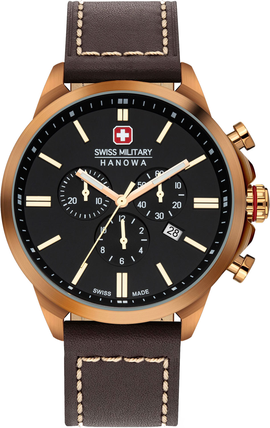 Швейцарские наручные часы Swiss Military Hanowa 06-4332.02.007 с хронографом