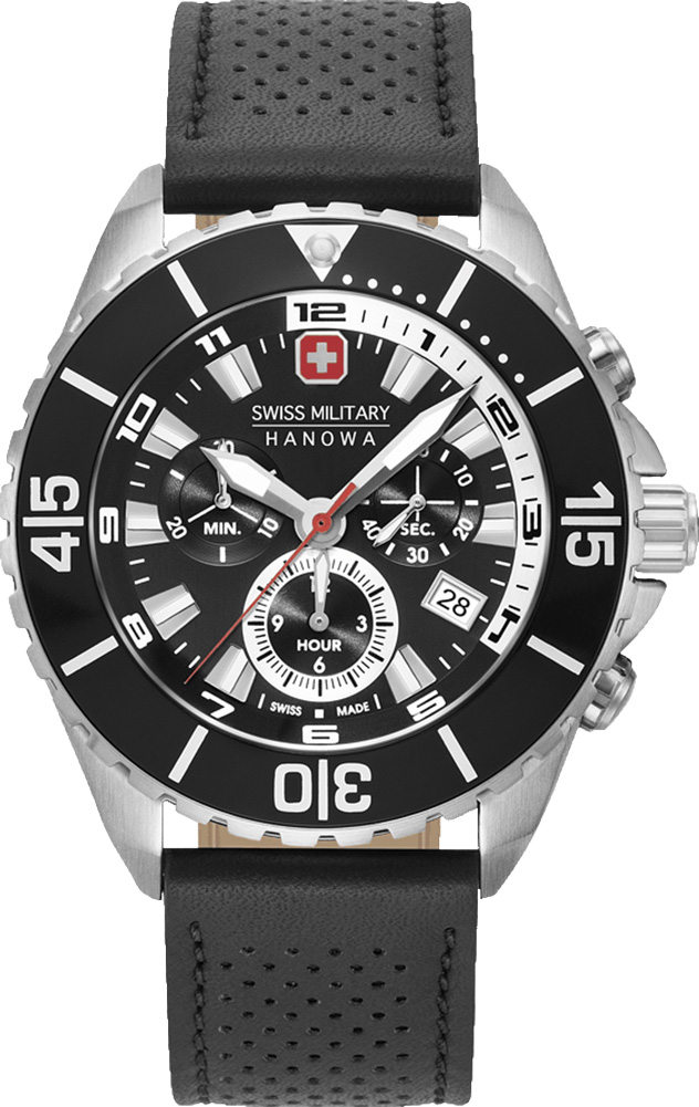 Швейцарские наручные часы Swiss Military Hanowa 06-4341.04.007 с хронографом