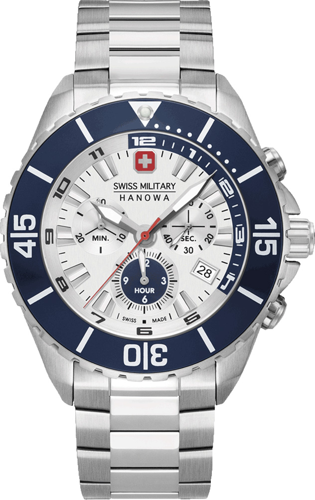 Швейцарские наручные часы Swiss Military Hanowa 06-5341.04.001 с хронографом