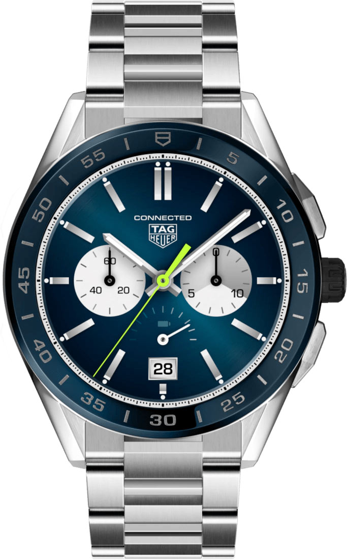 Швейцарские спортивные керамические наручные часы TAG Heuer SBG8A11.BA0646 с хронографом