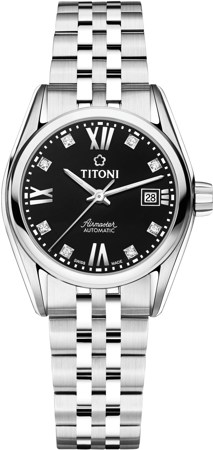 Швейцарские механические наручные часы Titoni 23909-S-354