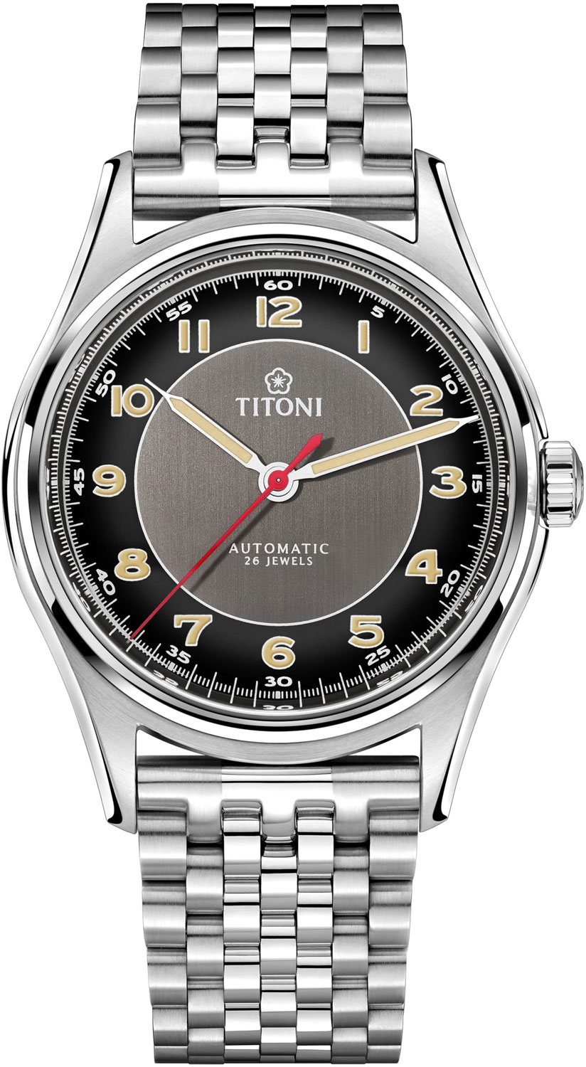 Швейцарские механические наручные часы Titoni 83019-S-638