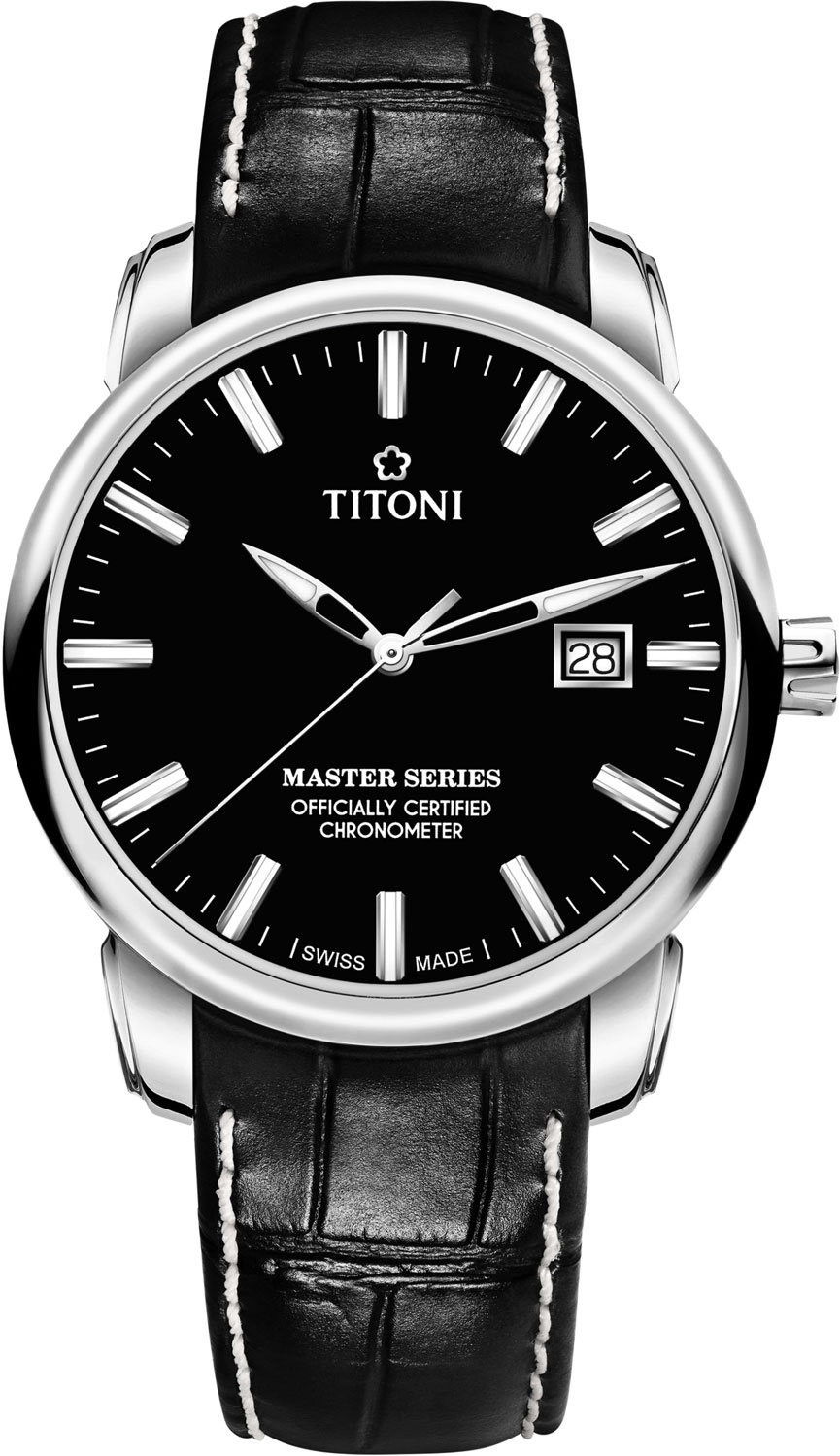 Швейцарские механические наручные часы Titoni 83188-S-ST-577