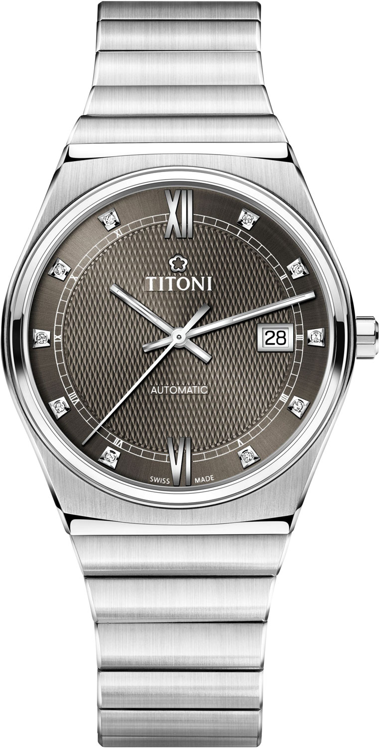 Швейцарские механические наручные часы Titoni 83751-S-630