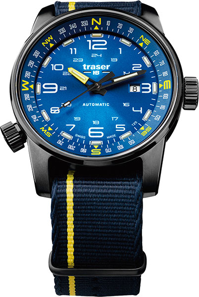 Швейцарские механические наручные часы Traser TR_107719