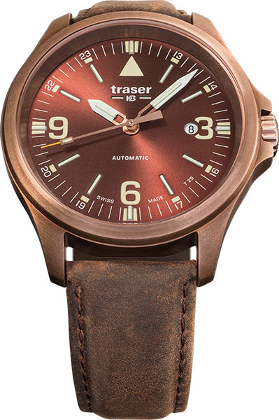 Швейцарские механические наручные часы Traser TR_108073