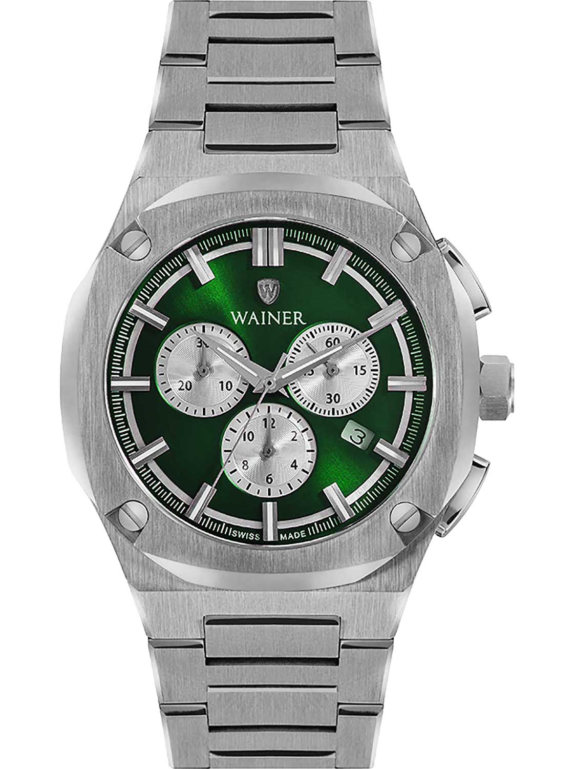 Швейцарские наручные часы Wainer WA.10000-G с хронографом
