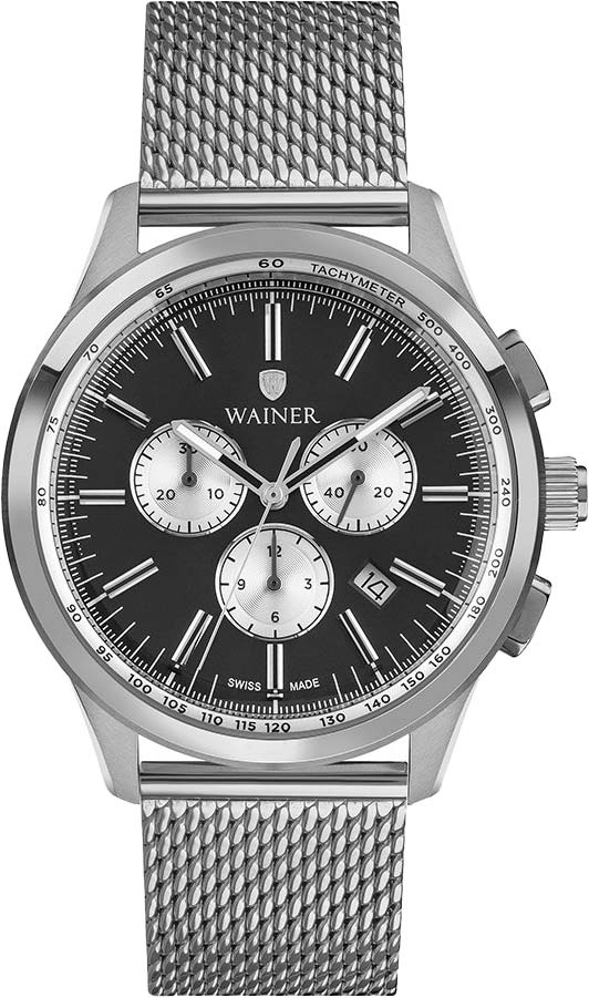 Швейцарские наручные часы Wainer WA.12340-A с хронографом