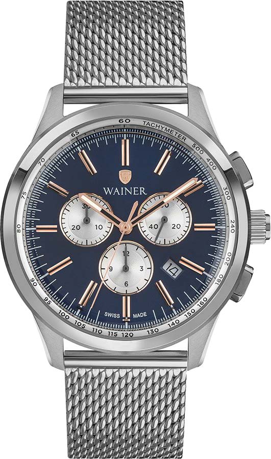 Швейцарские наручные часы Wainer WA.12340-C с хронографом