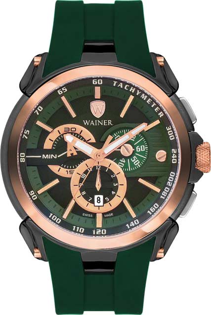 Швейцарские наручные часы Wainer WA.16910-G с хронографом