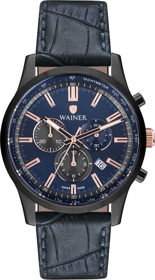 Швейцарские наручные часы Wainer WA.19444-B с хронографом
